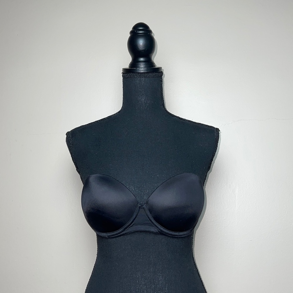 Victoria’s Secret PINK Strapless Black Push-Up Bra